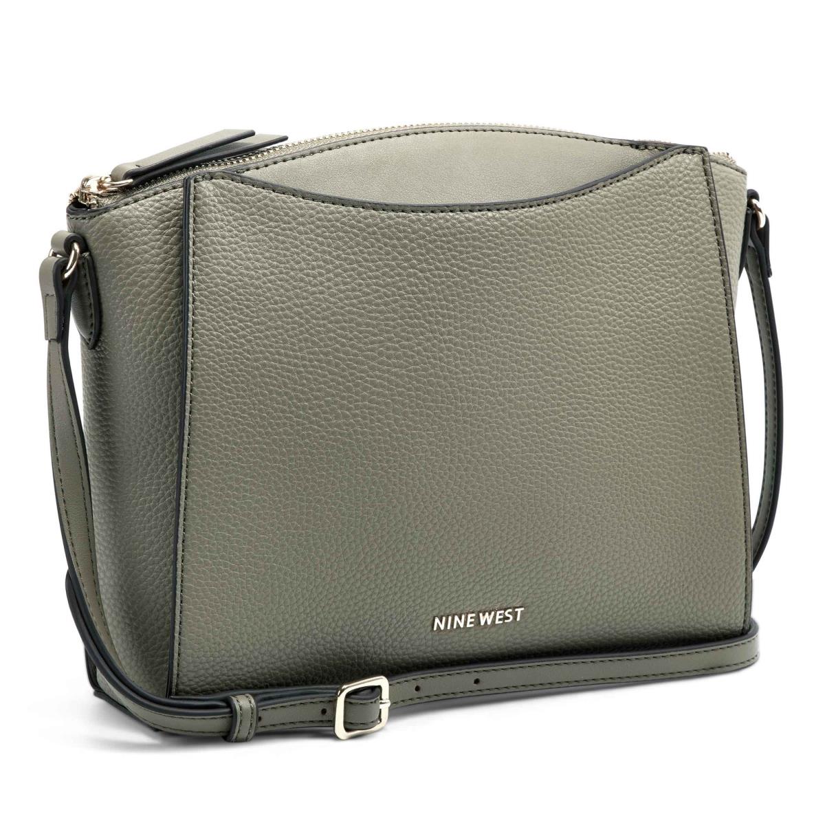 Olive Women's Nine West Paisley Crossbody Bags | KDCT76053