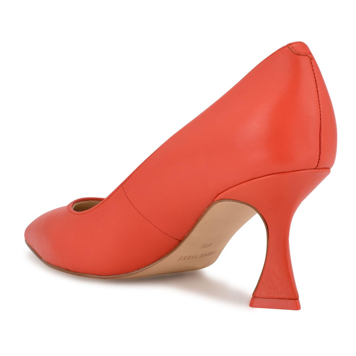 Orange Women's Nine West Workin Pointy Toe Pumps | DCNE15360