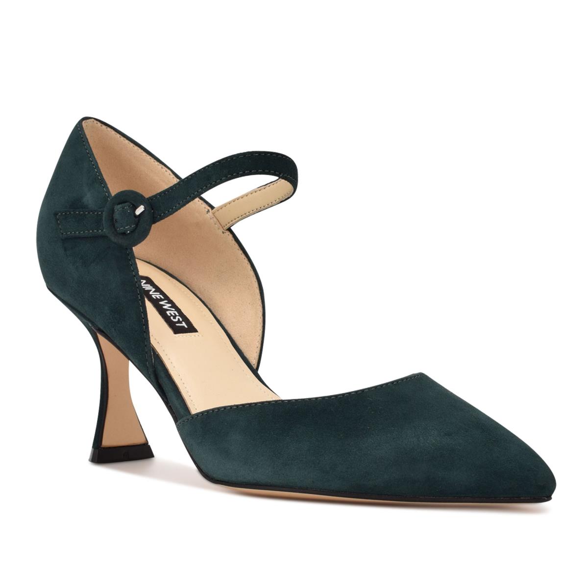 Peacock Women's Nine West Wanah Pointy Toe Pumps | KPHI83420