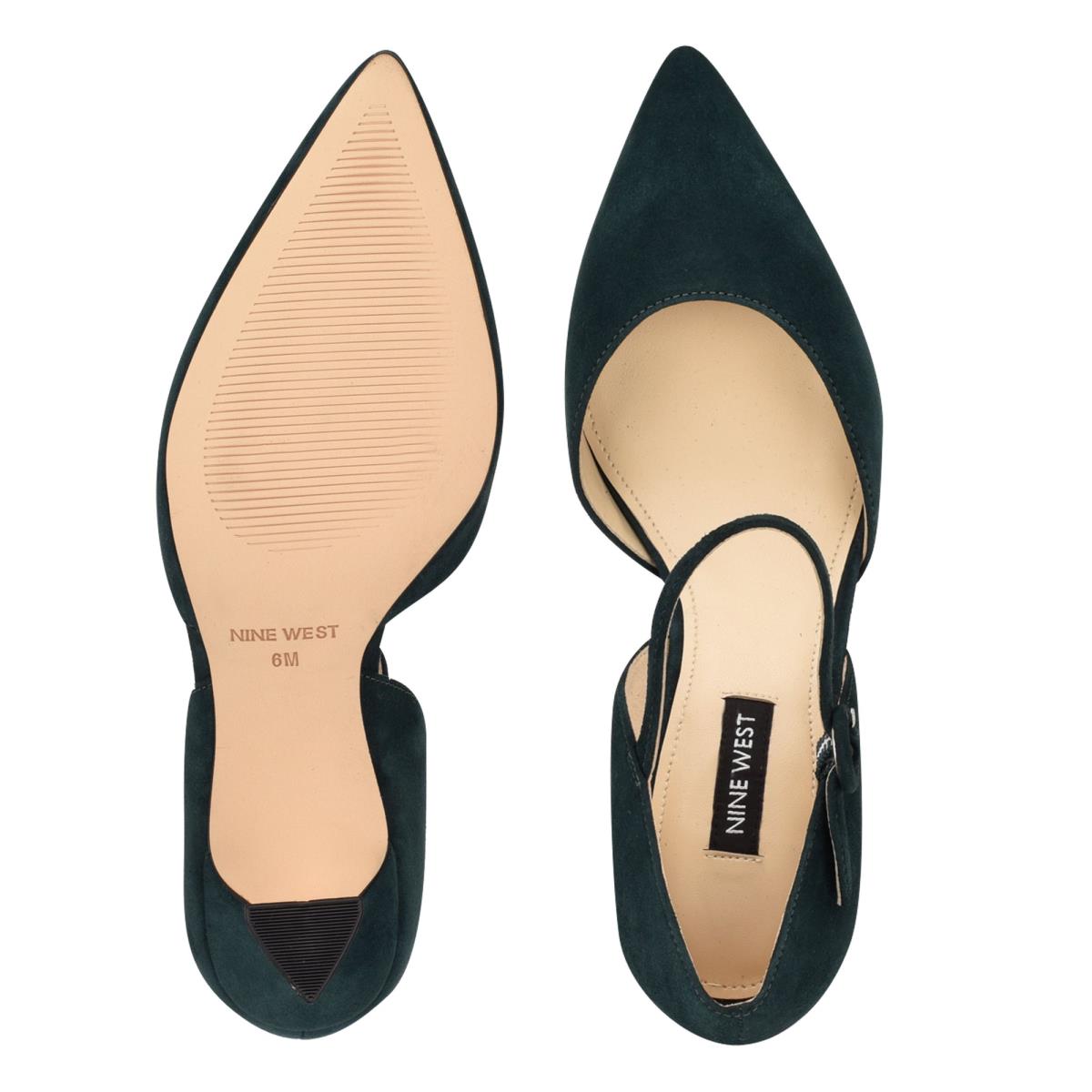 Peacock Women's Nine West Wanah Pointy Toe Pumps | KPHI83420