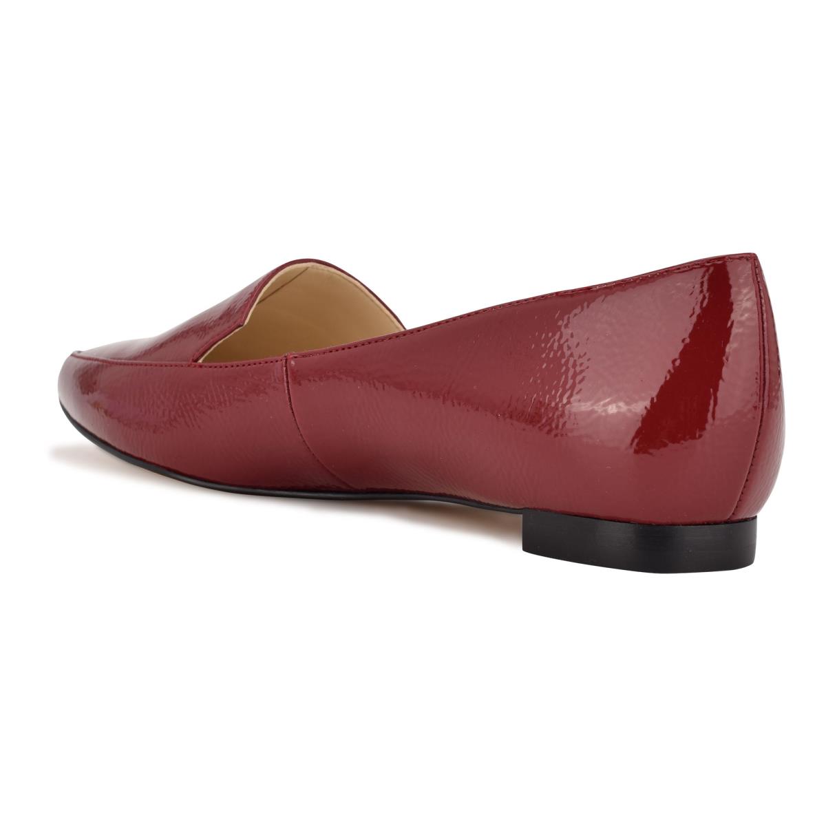 Pink Women's Nine West Abay Smoking Flats | GHNF98640