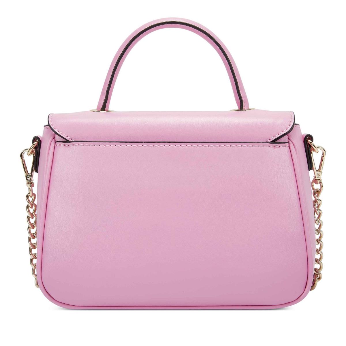 Pink Women's Nine West Addy Mini Top Handle Flap Crossbody Bags | MXUK71264