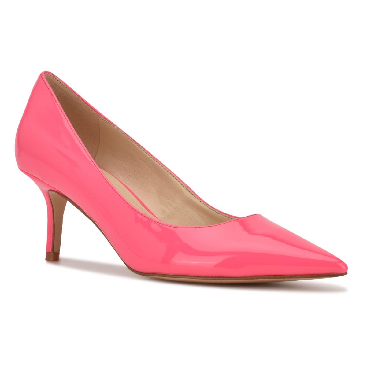 Pink Women's Nine West Arlene Pointy Toe Pumps | DOUY21583