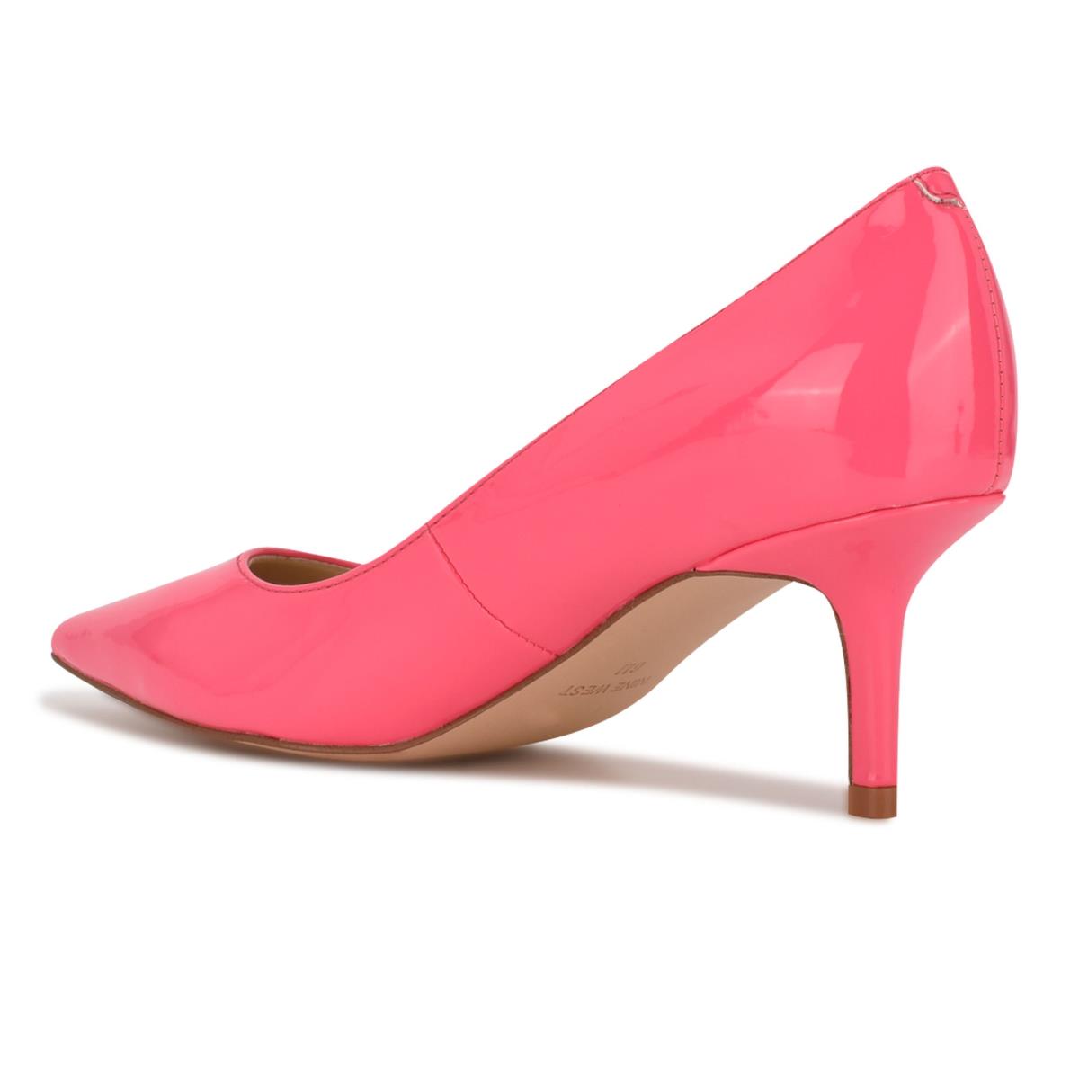 Pink Women's Nine West Arlene Pointy Toe Pumps | DOUY21583