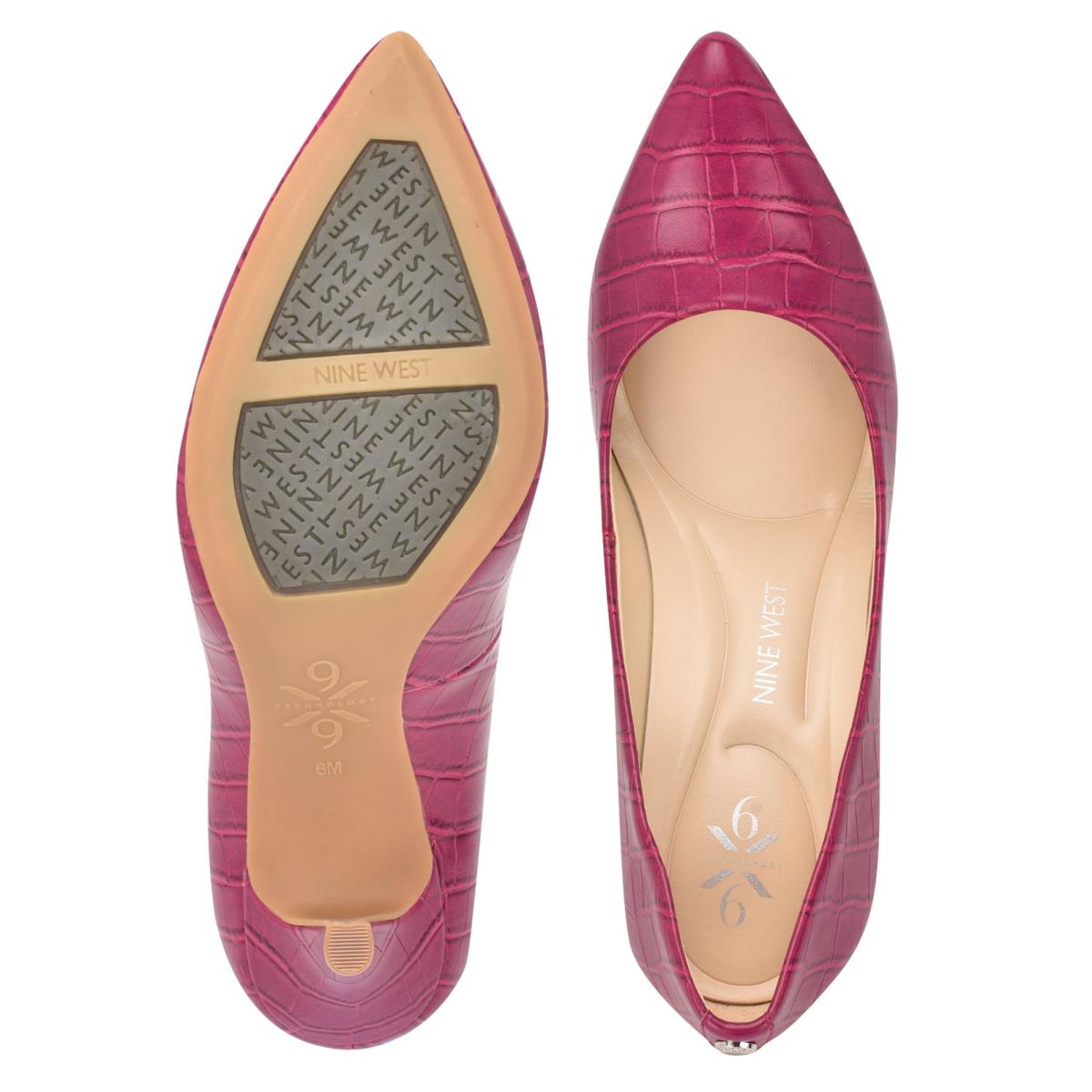 Pink Women's Nine West Fifth 9x9 Pointy Toe Pumps | ZRNI65801