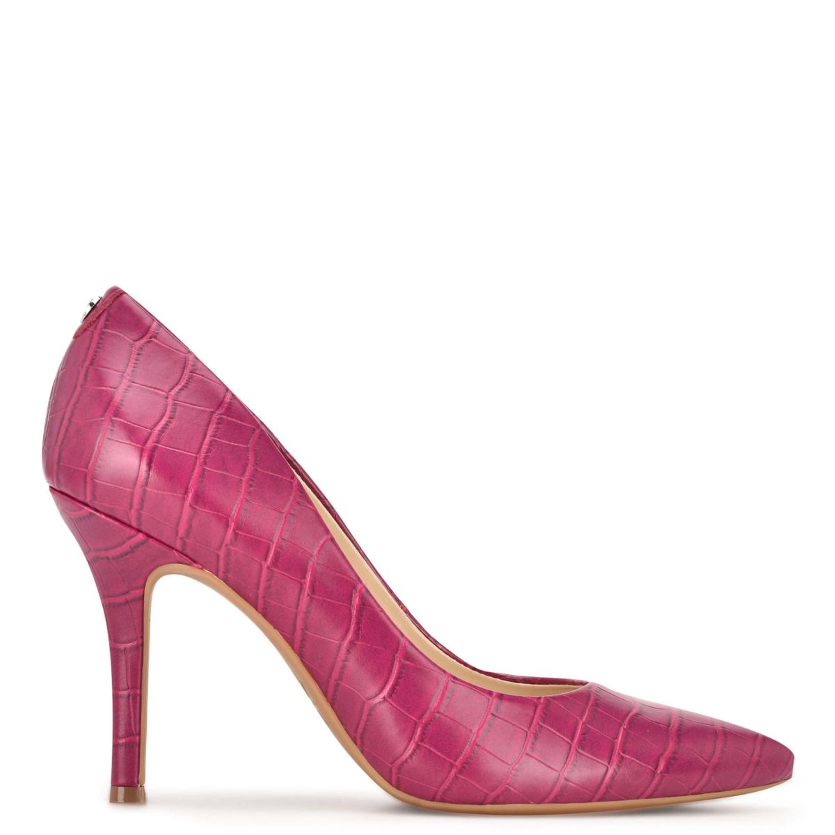 Pink Women\'s Nine West Fifth 9x9 Pointy Toe Pumps | ZRNI65801