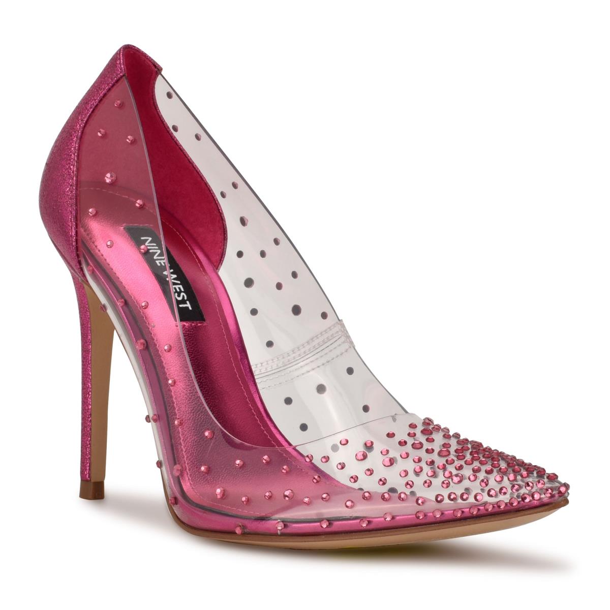 Pink Women's Nine West Franca Dress Pumps | ZIPK05126