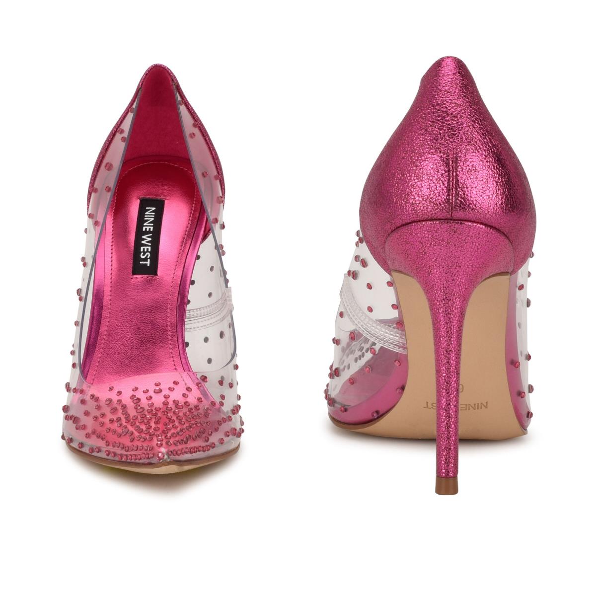 Pink Women's Nine West Franca Dress Pumps | ZIPK05126