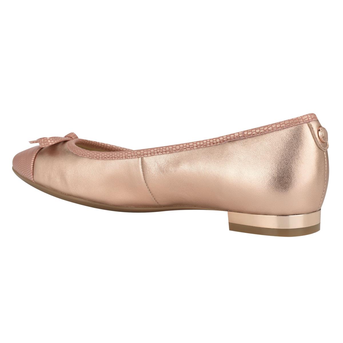 Pink Women's Nine West Olly 9x9 Ballet Ballet Flats | OLXI38207