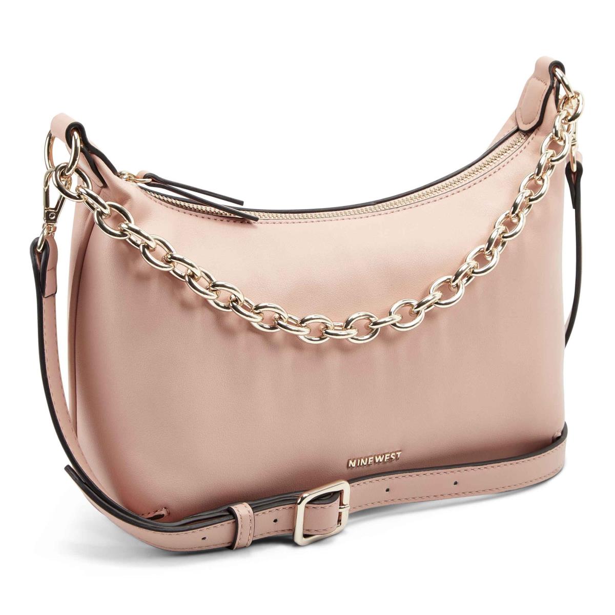 Pink Women's Nine West Ronnie Top Zip Shoulder Bag Shoulder Bags | CRYB10964