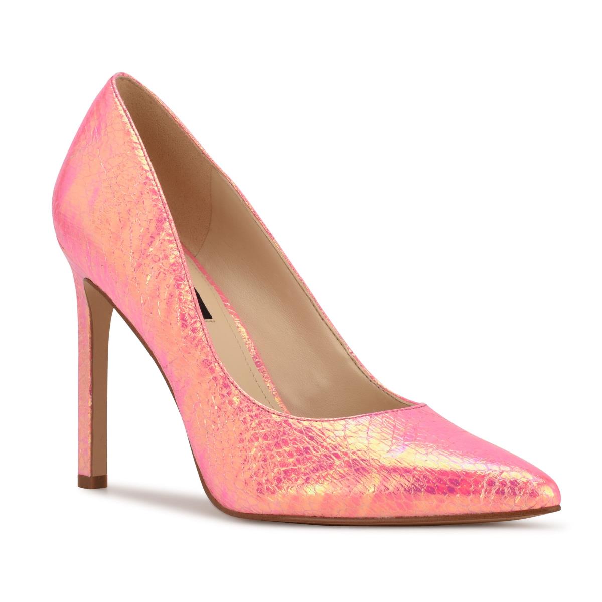 Pink Women's Nine West Tatiana Pointy Toe Pumps | UGIF18352