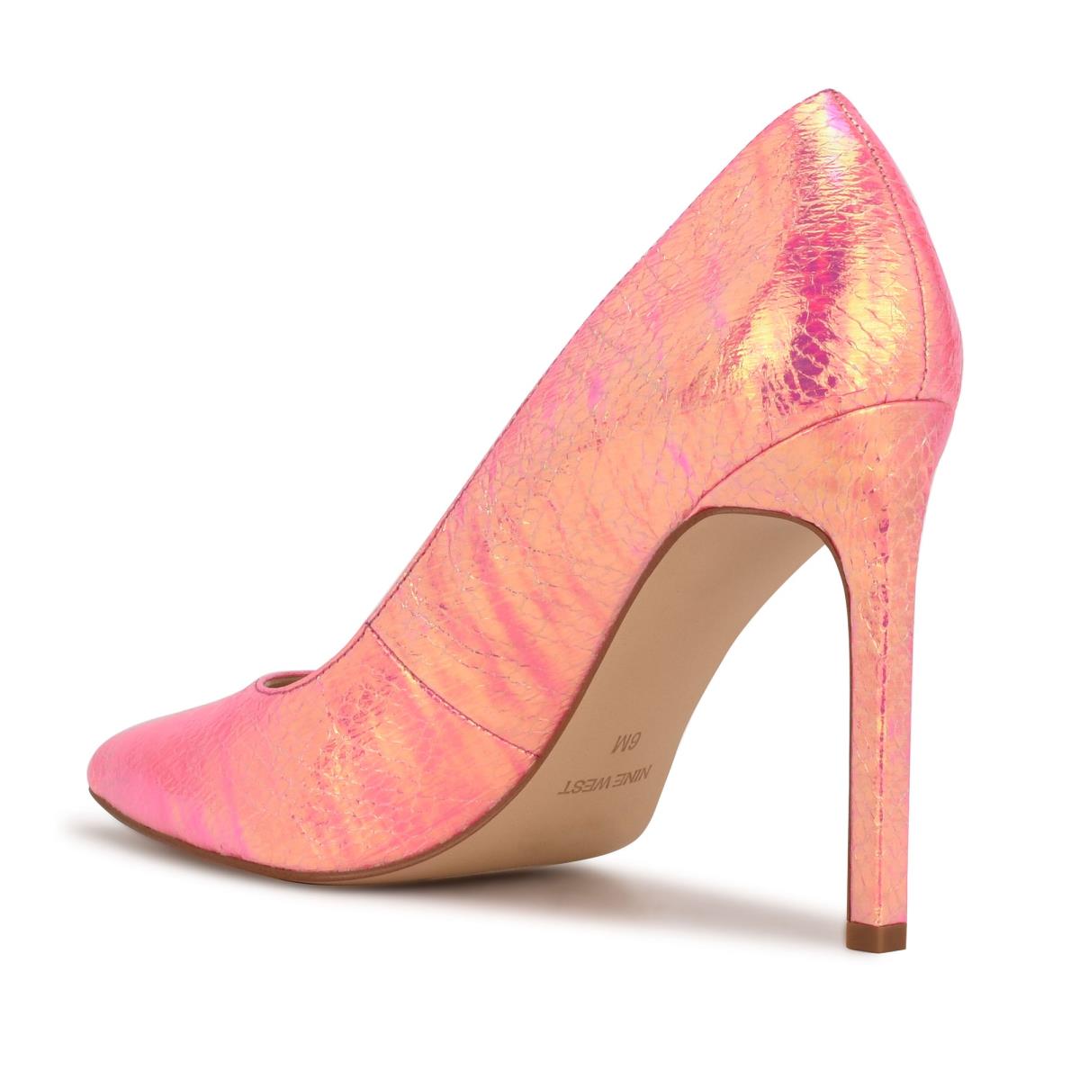 Pink Women's Nine West Tatiana Pointy Toe Pumps | UGIF18352