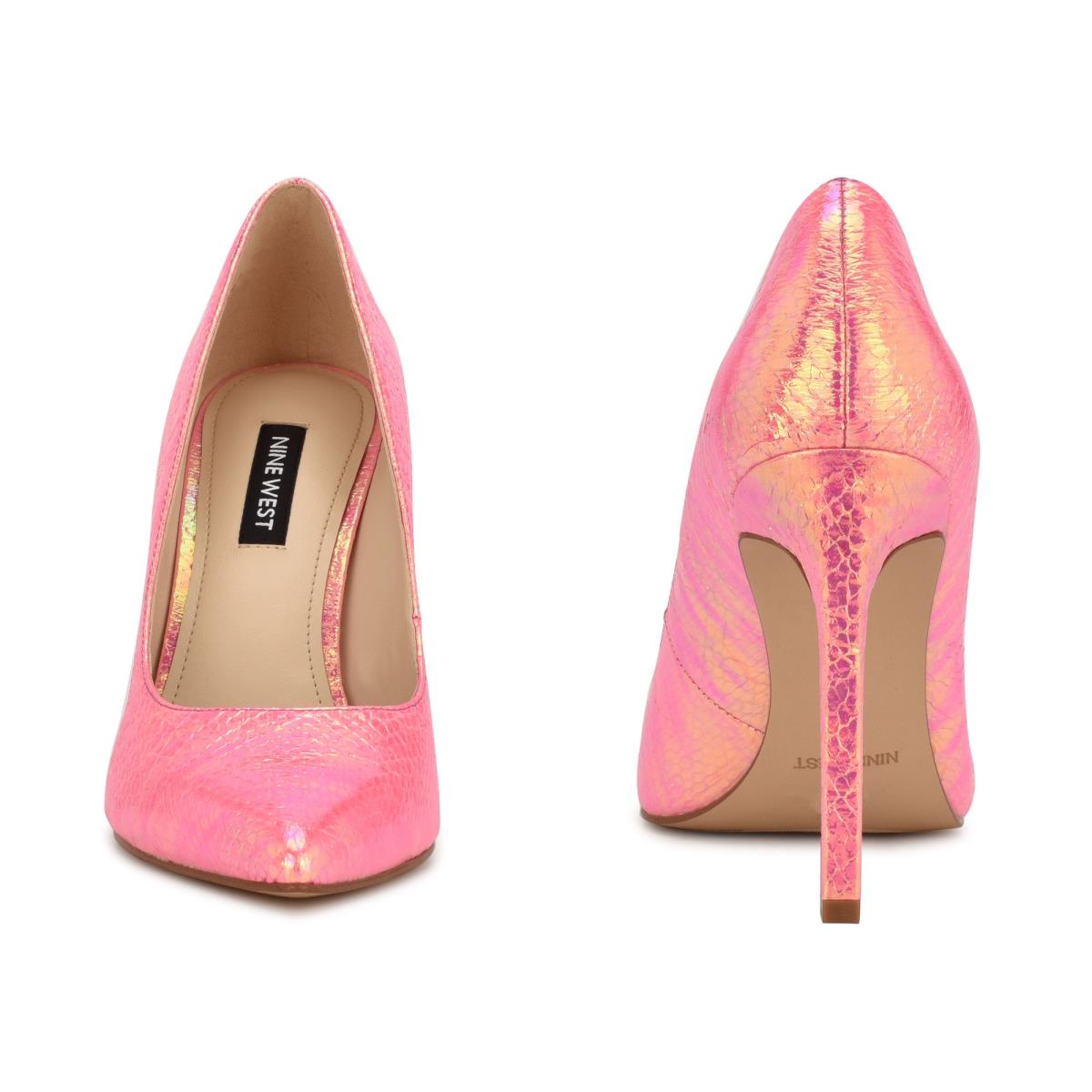 Pink Women's Nine West Tatiana Pointy Toe Pumps | UGIF18352