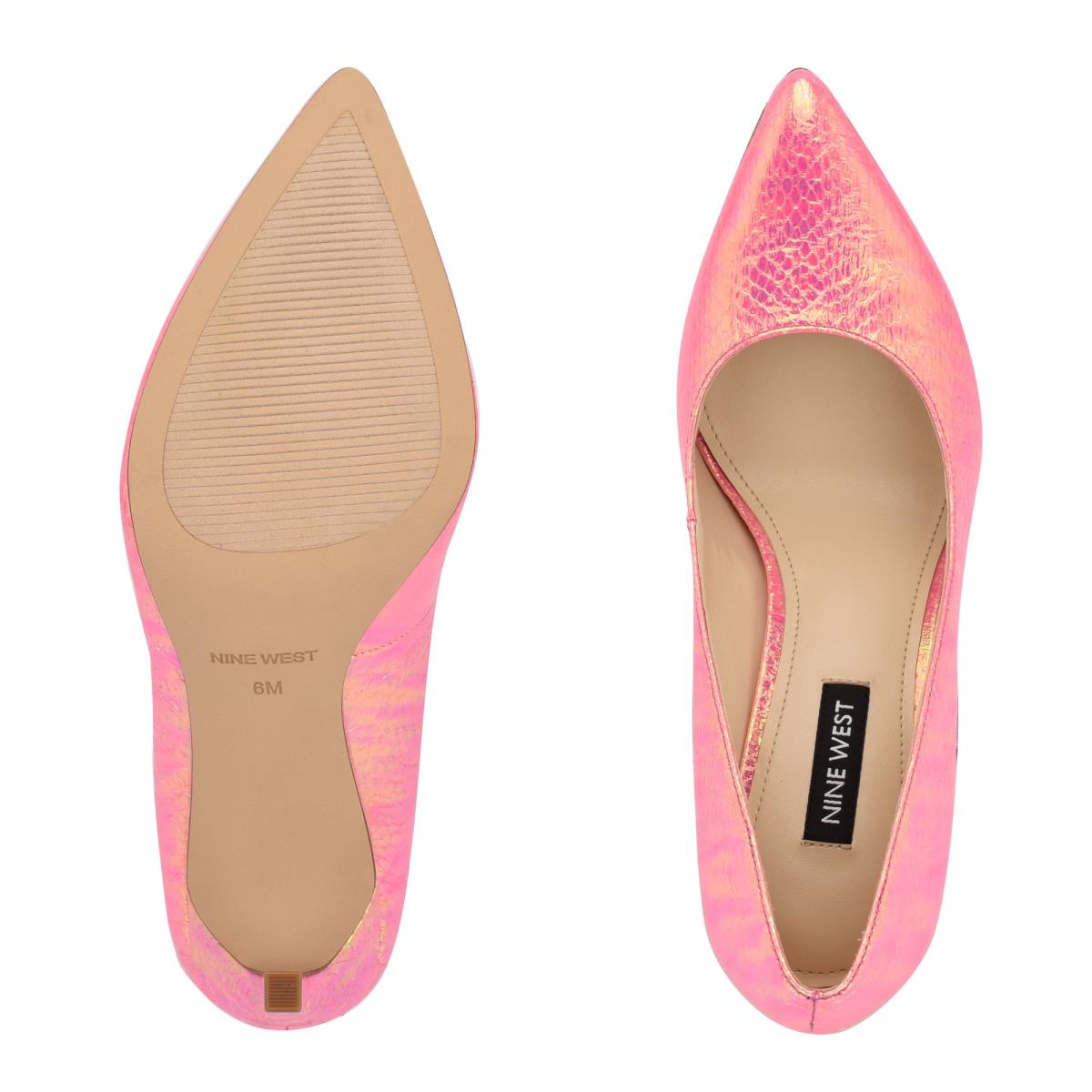 Pink Women's Nine West Tatiana Pointy Toe Pumps | UGIF18352