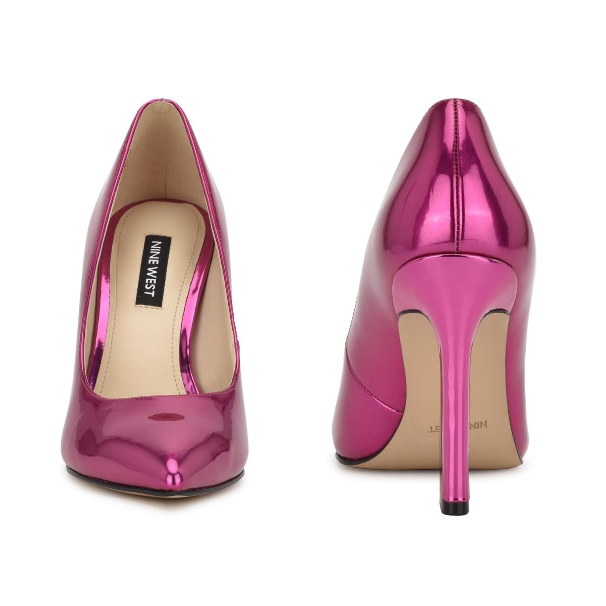 Pink Women's Nine West Trendz Pointy Toe Pumps | ODLB89713