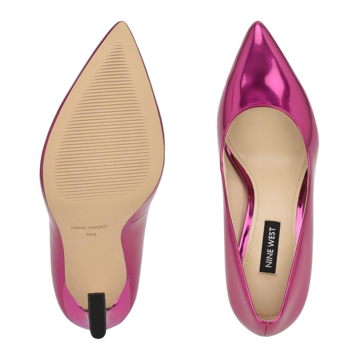 Pink Women's Nine West Trendz Pointy Toe Pumps | ODLB89713