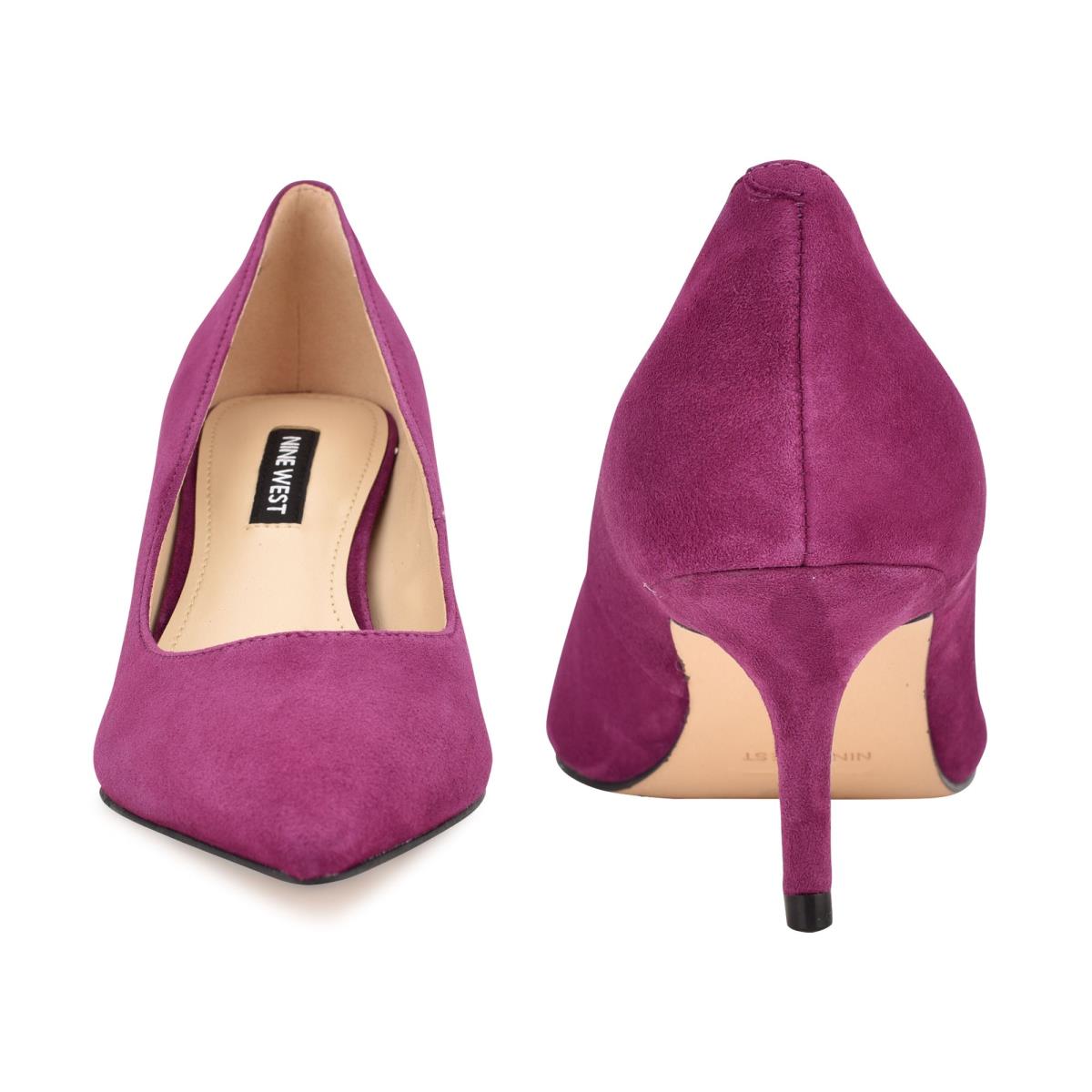 Purple Women's Nine West Arlene Pointy Toe Pumps | TFQM10237