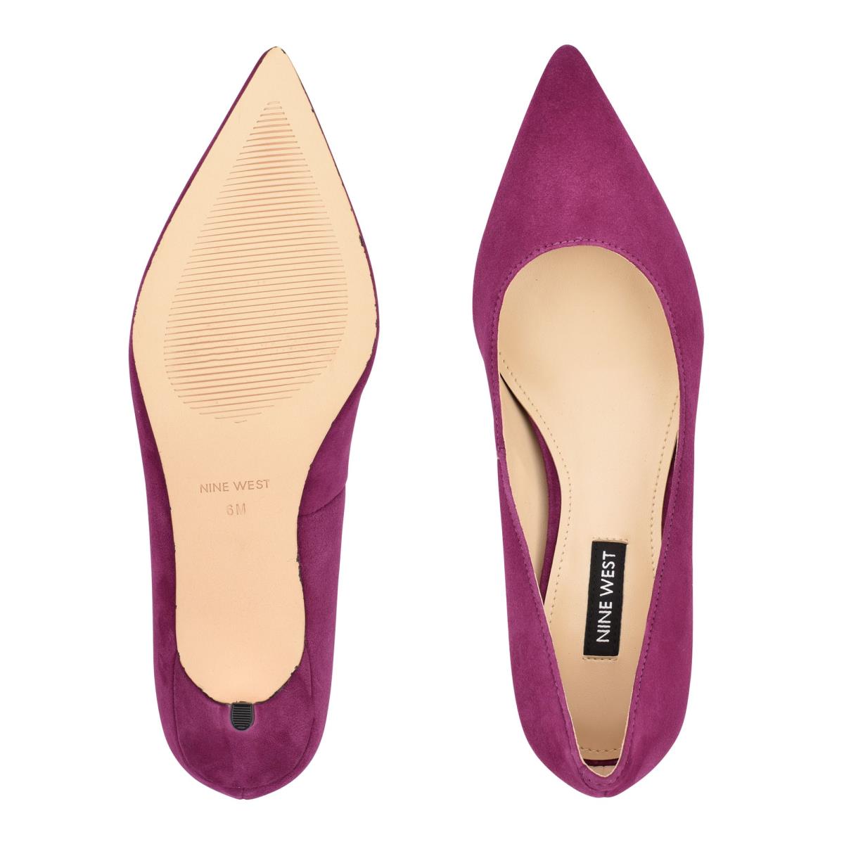 Purple Women's Nine West Arlene Pointy Toe Pumps | TFQM10237