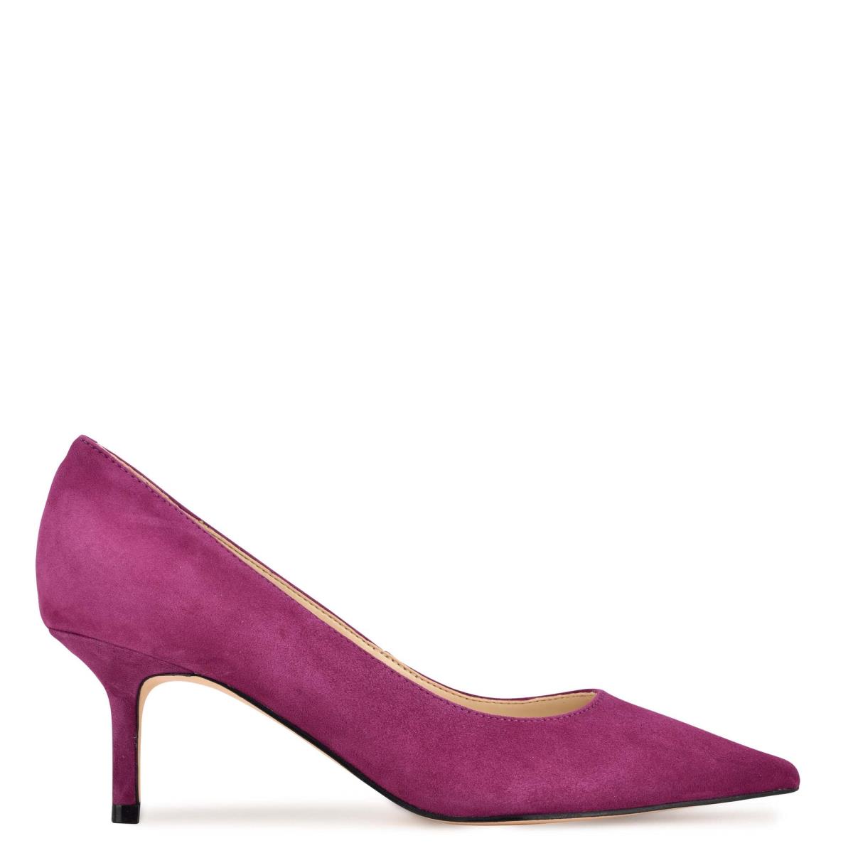 Purple Women\'s Nine West Arlene Pointy Toe Pumps | TFQM10237