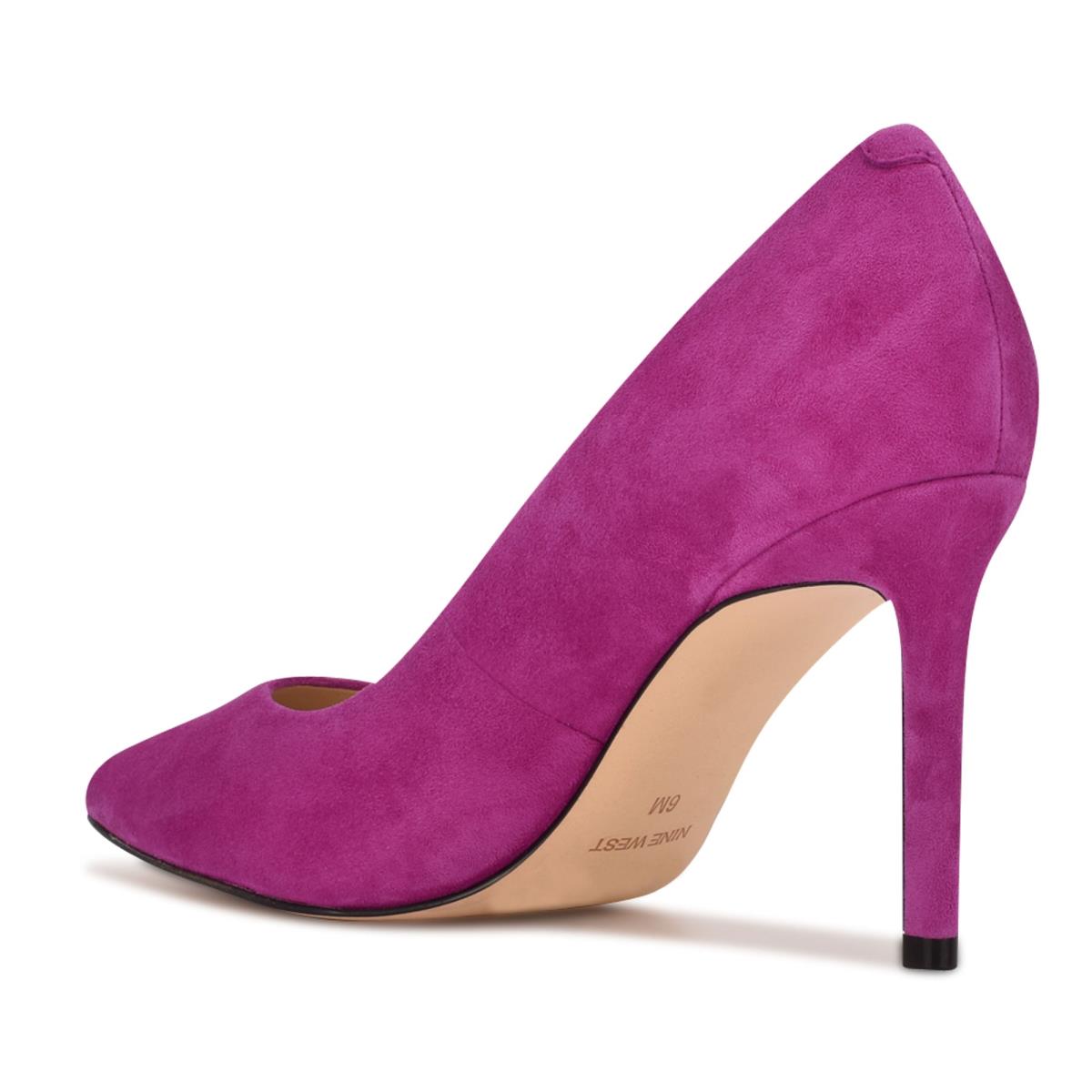 Purple Women's Nine West Ezra Pointy Toe Pumps | GFLP13890