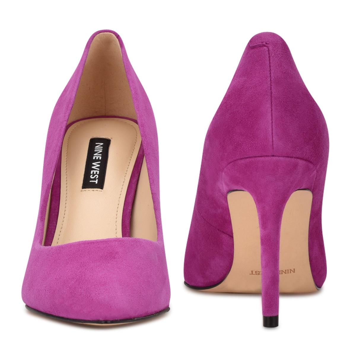 Purple Women's Nine West Ezra Pointy Toe Pumps | GFLP13890