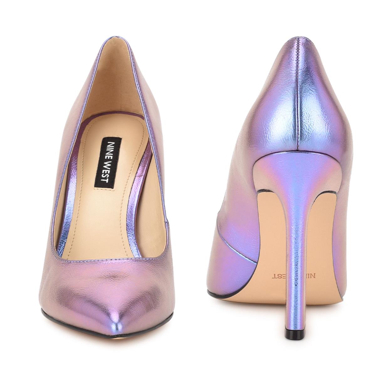 Purple Women's Nine West Trendz Pointy Toe Pumps | URYM97641