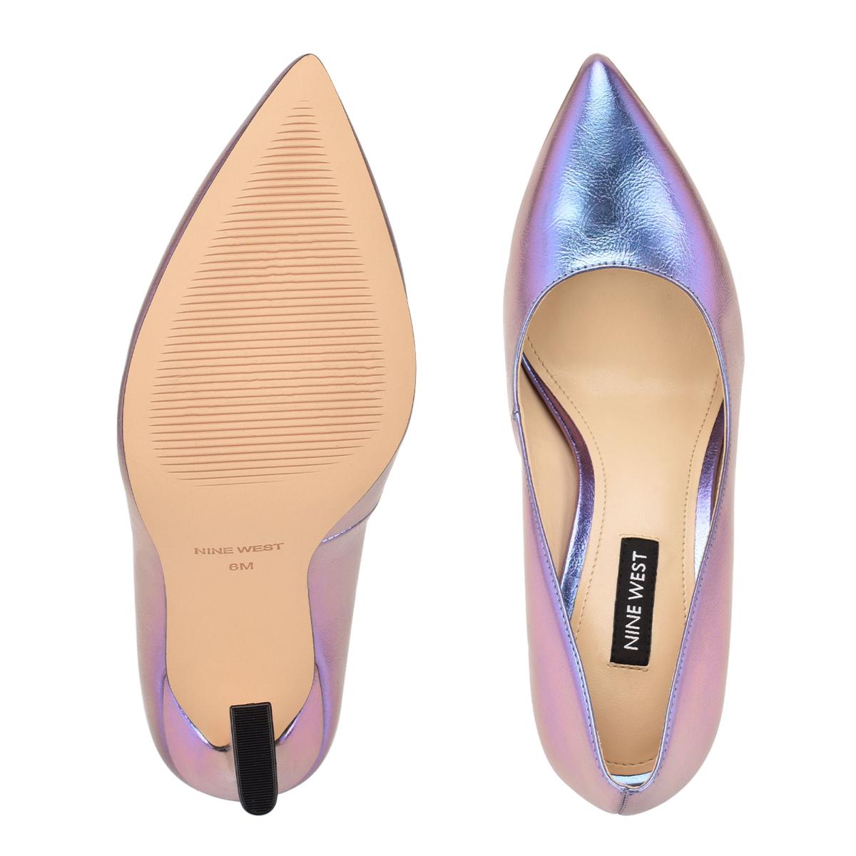 Purple Women's Nine West Trendz Pointy Toe Pumps | URYM97641