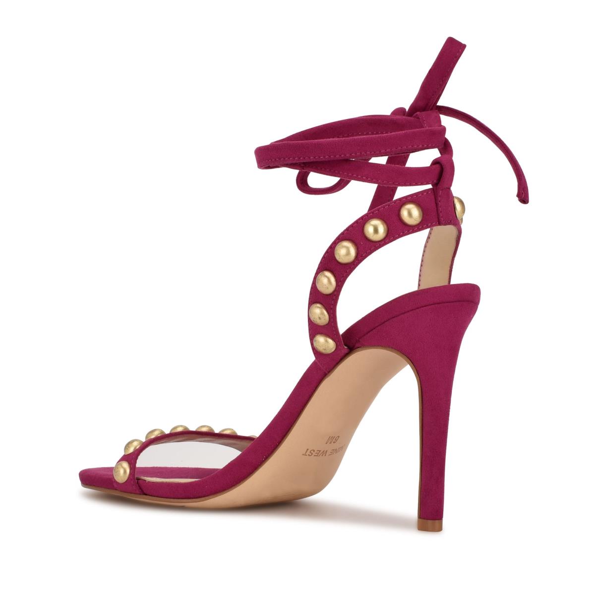 Red Women's Nine West Istelle Heels Sandals | EAXI43257