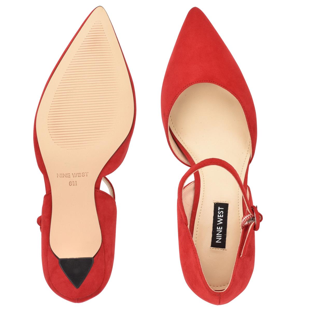 Red Women's Nine West Wanah Pointy Toe Pumps | XFEP51730