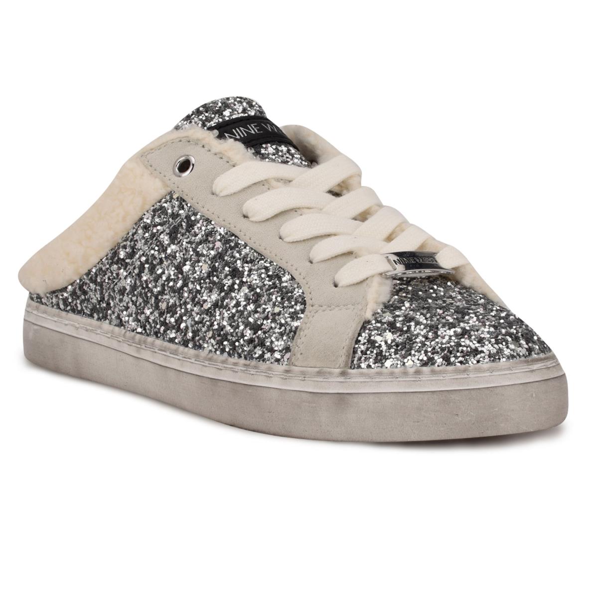 Silver Women's Nine West Beezie Slip On Sneaker | NPBO75814