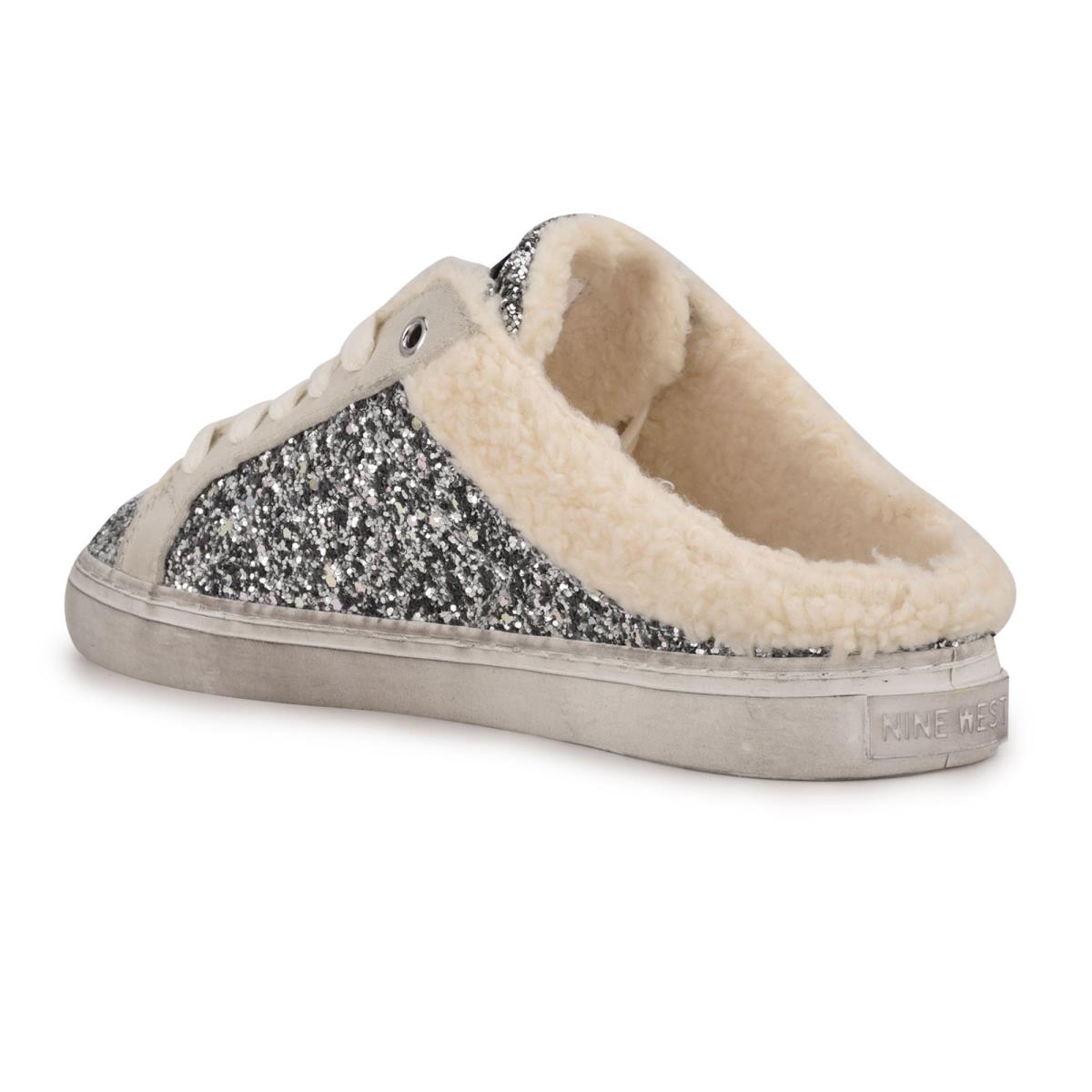 Silver Women's Nine West Beezie Slip On Sneaker | NPBO75814