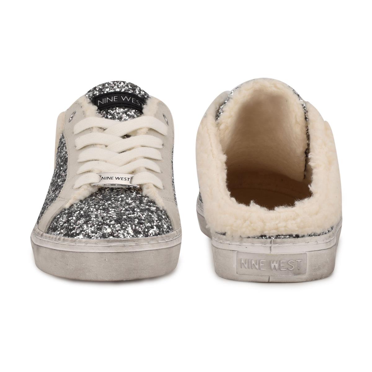 Silver Women's Nine West Beezie Slip On Sneaker | NPBO75814