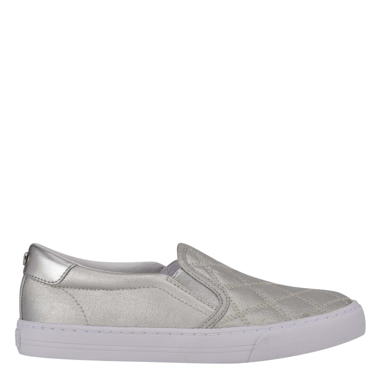 Silver Women\'s Nine West Lala Slip On Sneakers | QAED35912