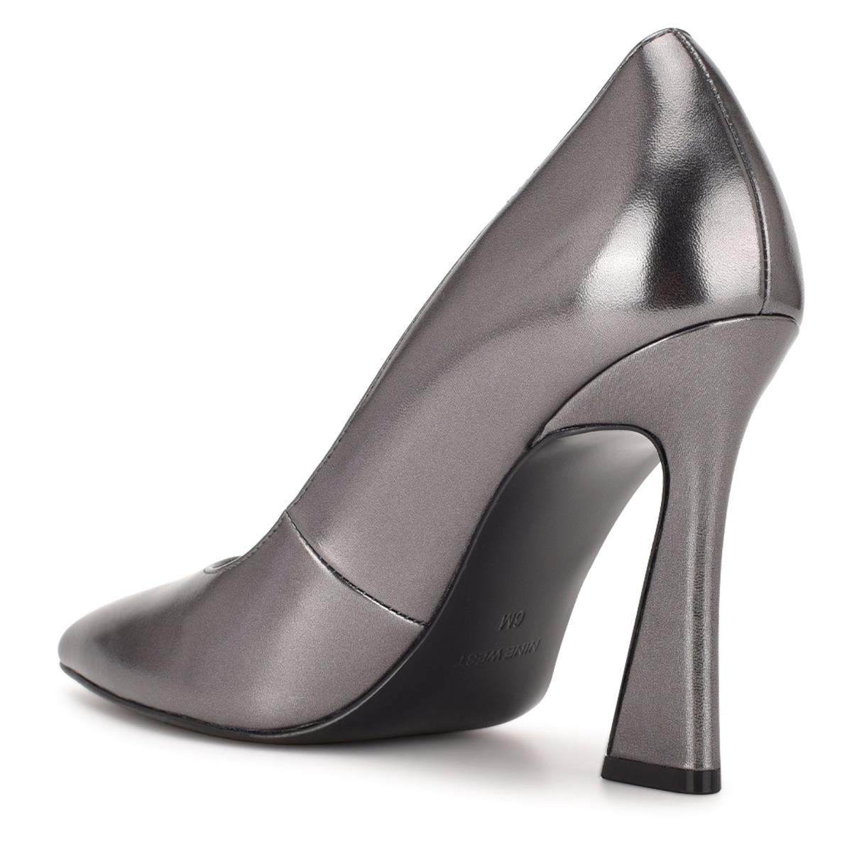 Silver Women's Nine West Trendz Pointy Toe Pumps | PNSY45179