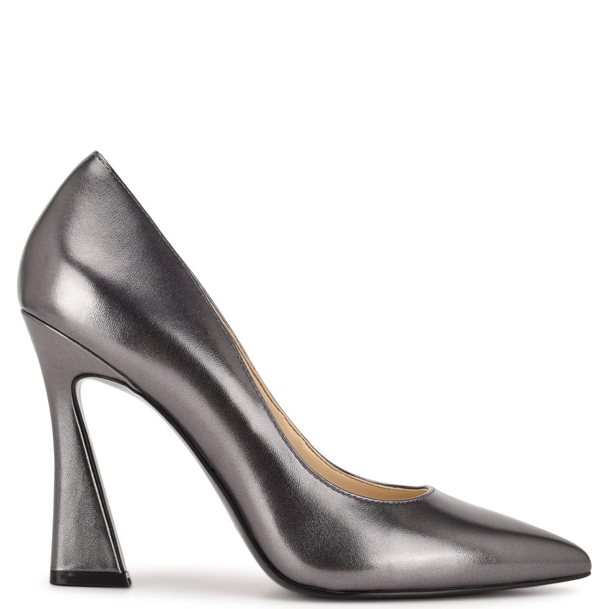 Silver Women\'s Nine West Trendz Pointy Toe Pumps | PNSY45179