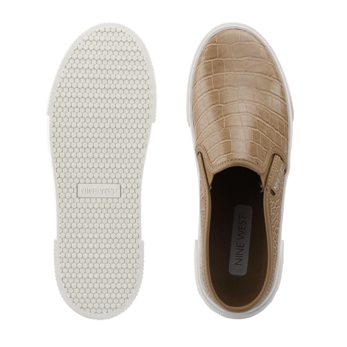 Snake / Brown Women's Nine West Hayzel Slip On Sneaker | LXGB53680