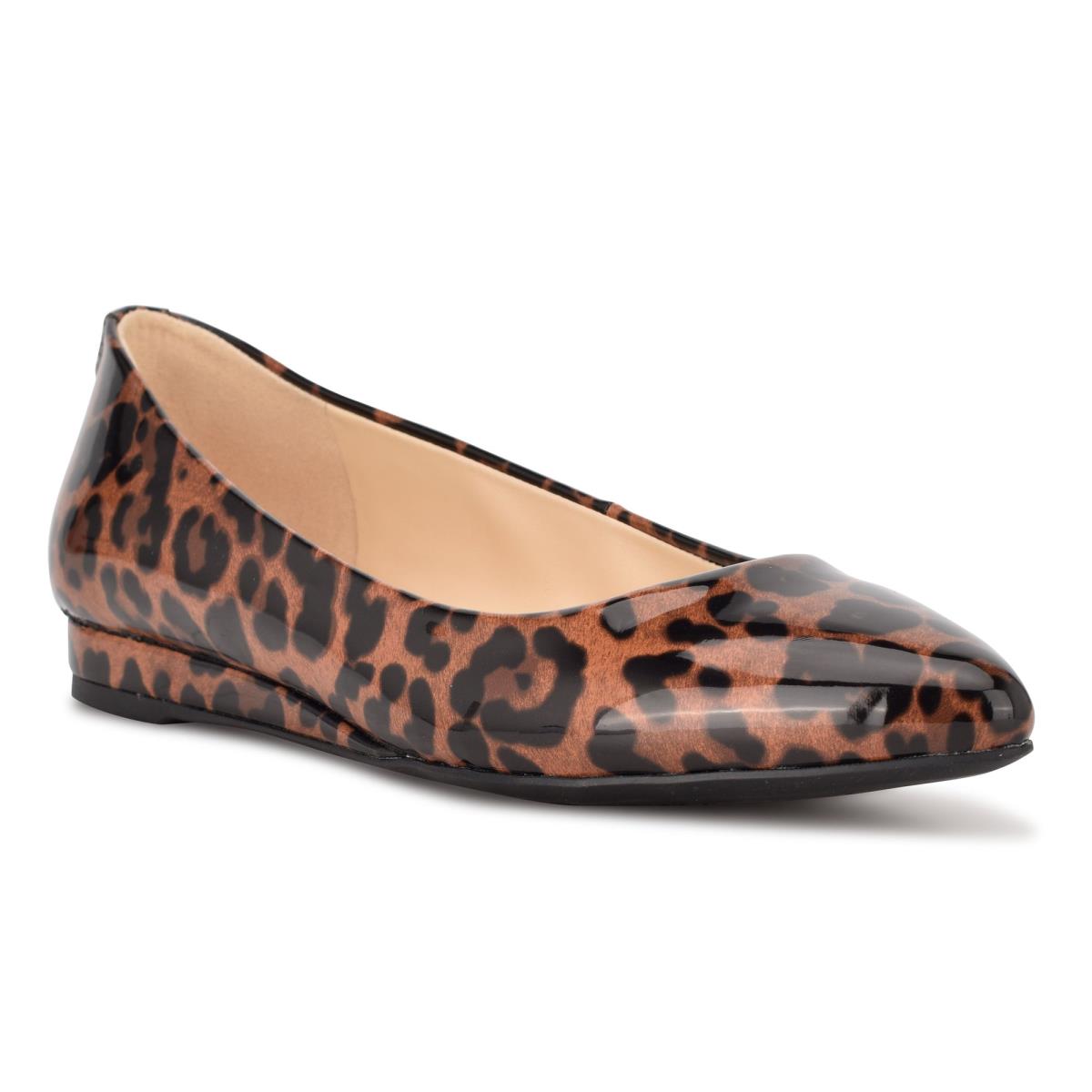 Snake Women's Nine West Ferdi 9x9 Pointy Toe Ballet Flats | CIJY27085