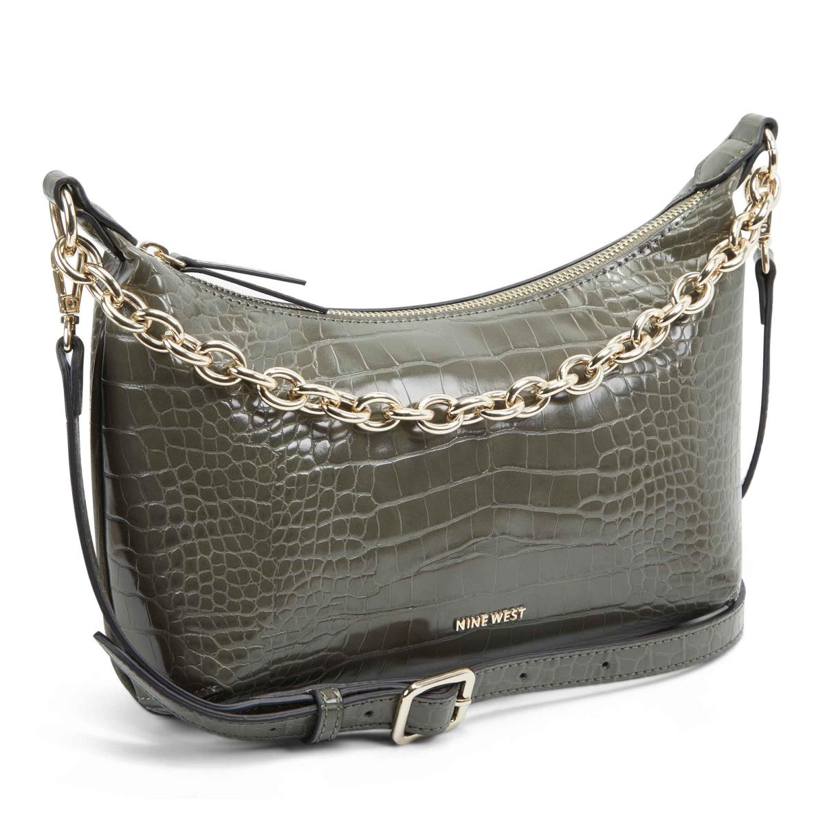 Snake Women's Nine West Ronnie Top Zip Shoulder Bag Shoulder Bags | EMZU38710