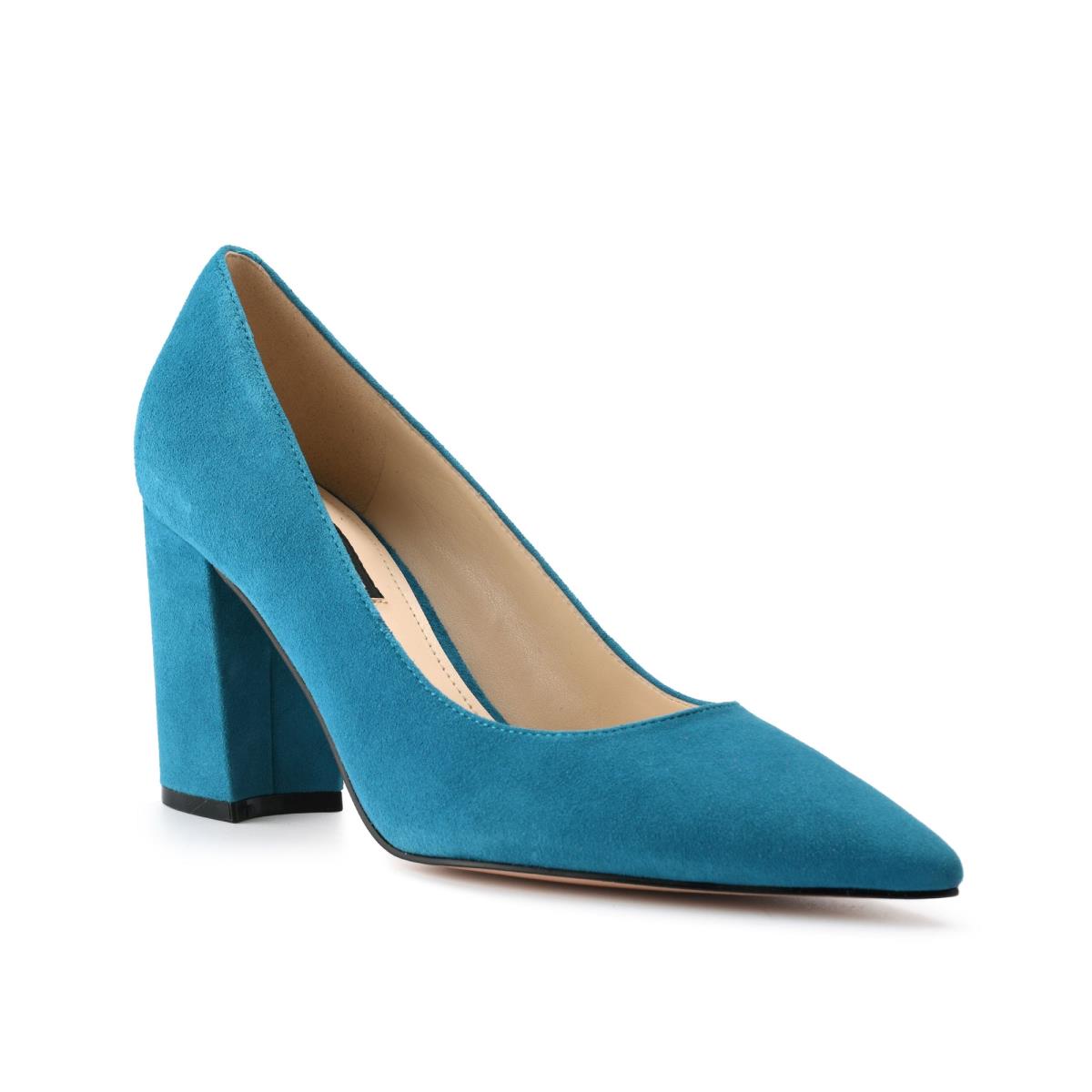 Turquoise Women's Nine West Cara Dress Pumps | KDMZ68154