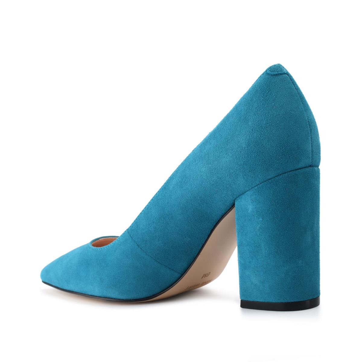 Turquoise Women's Nine West Cara Dress Pumps | KDMZ68154