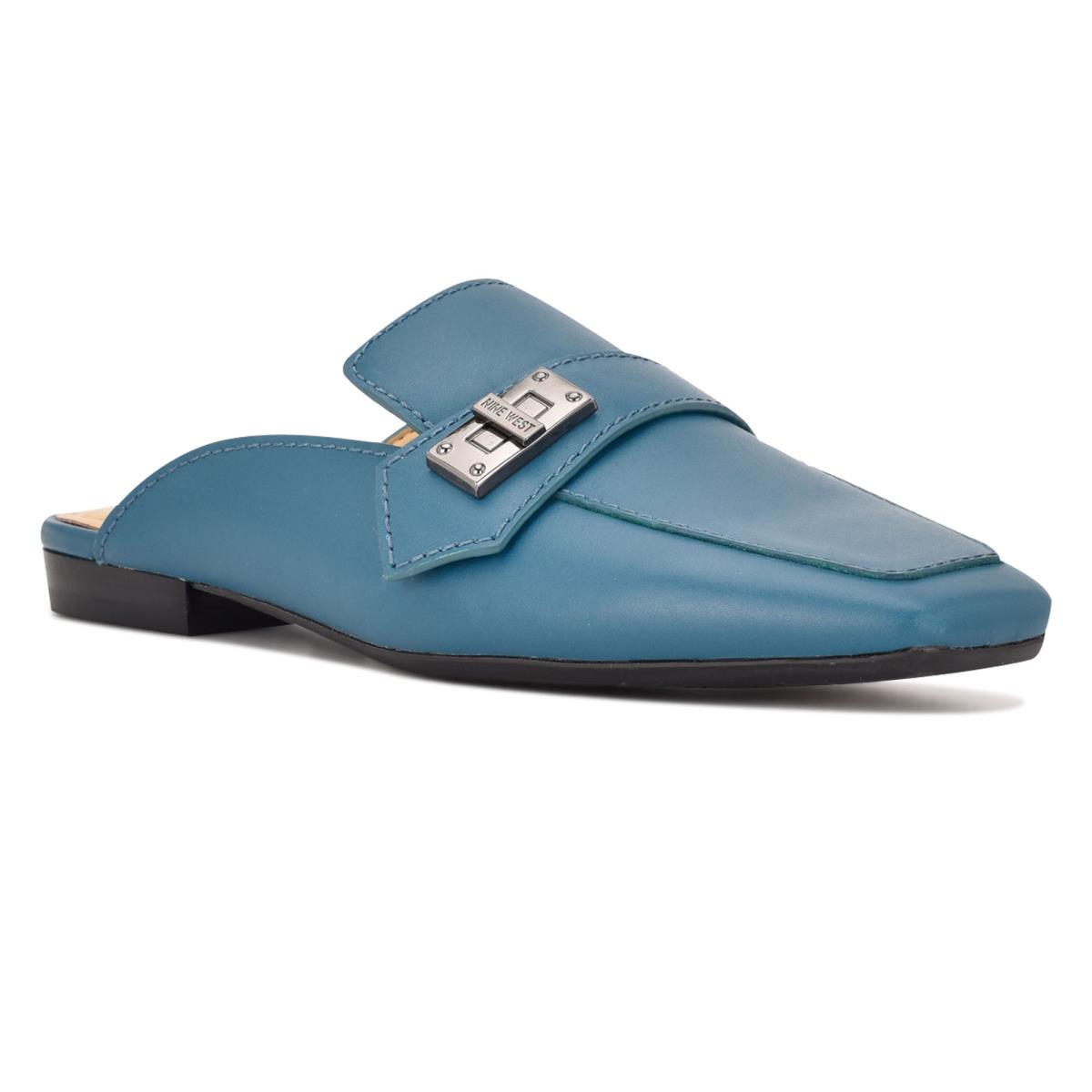 Turquoise Women's Nine West Neat 9x9 Loafer Mules | SCXN75342