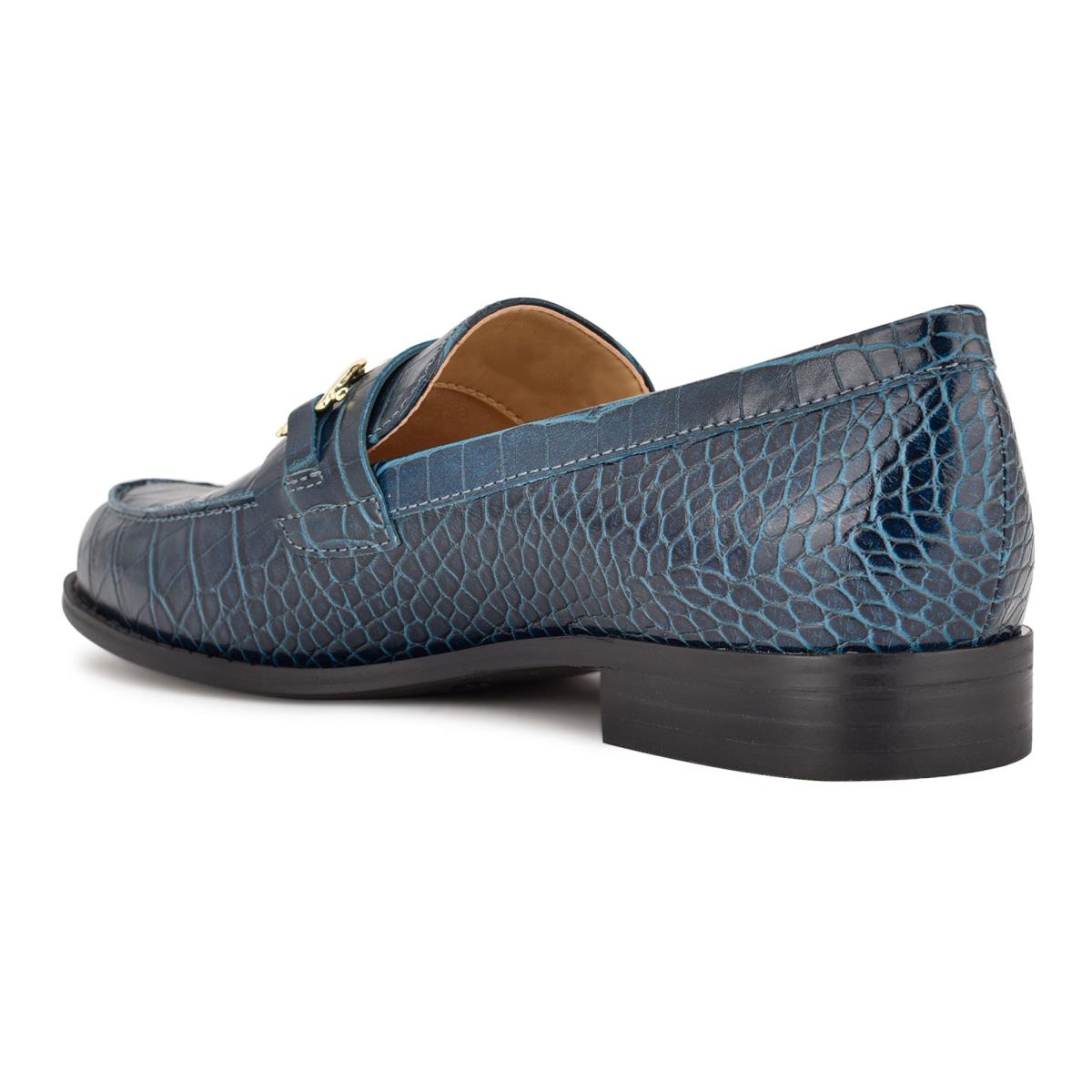 Turquoise Women's Nine West Onlyou Slip-On Loafers | PHNA40359