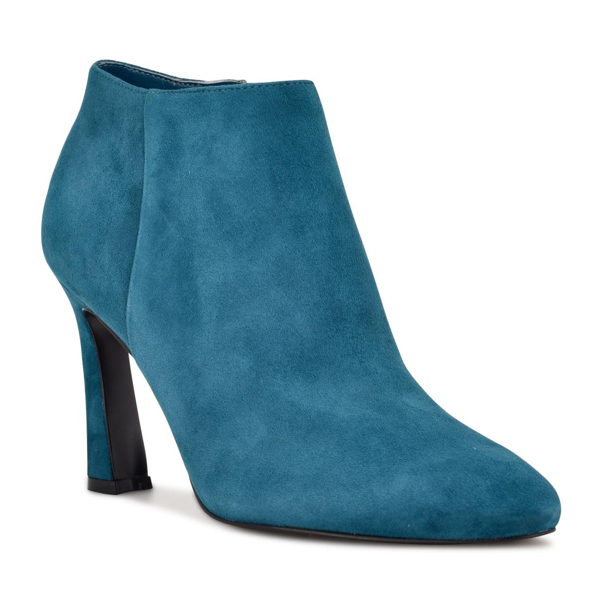 Turquoise Women's Nine West Raze Dress Booties | RMKC68901