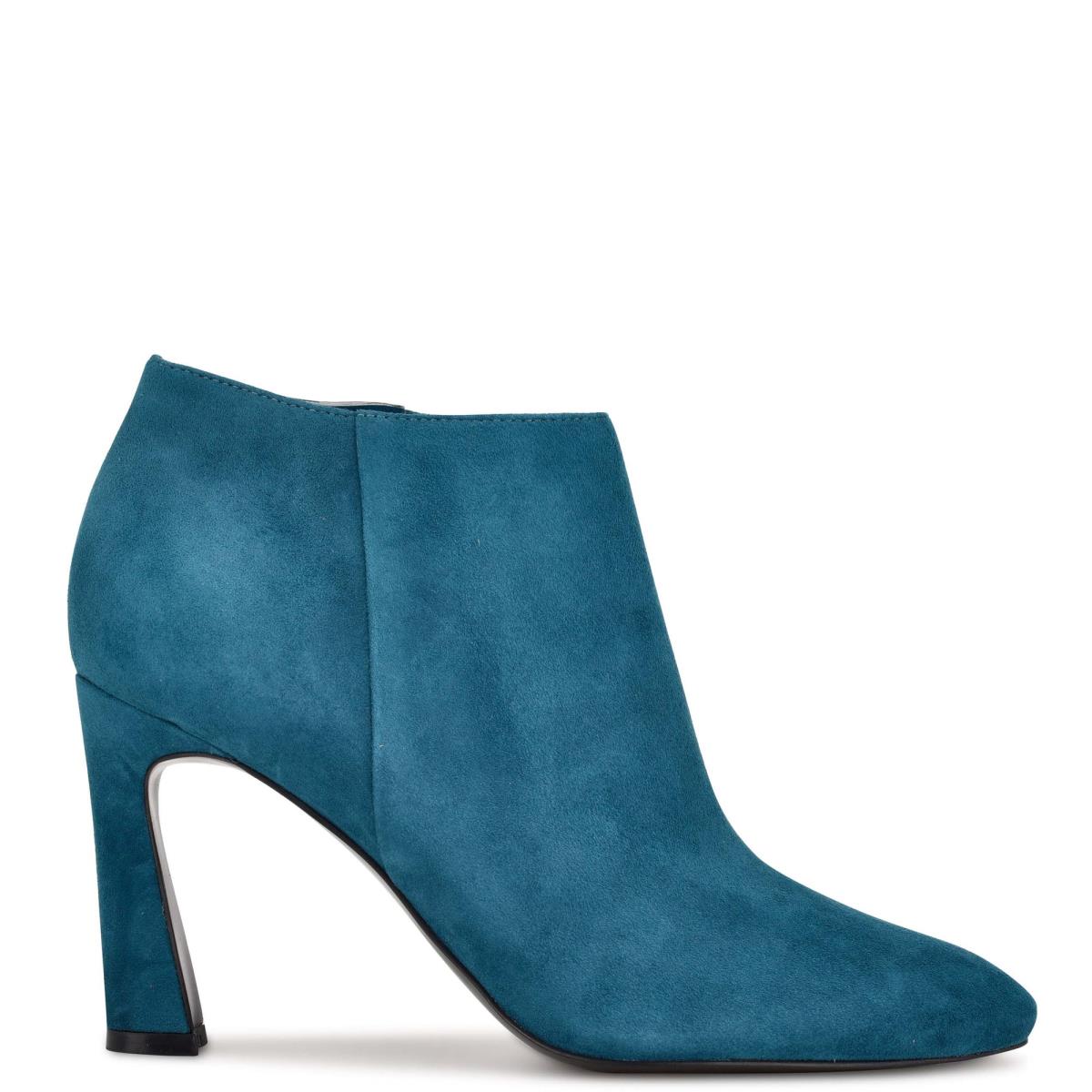 Turquoise Women\'s Nine West Raze Dress Booties | RMKC68901