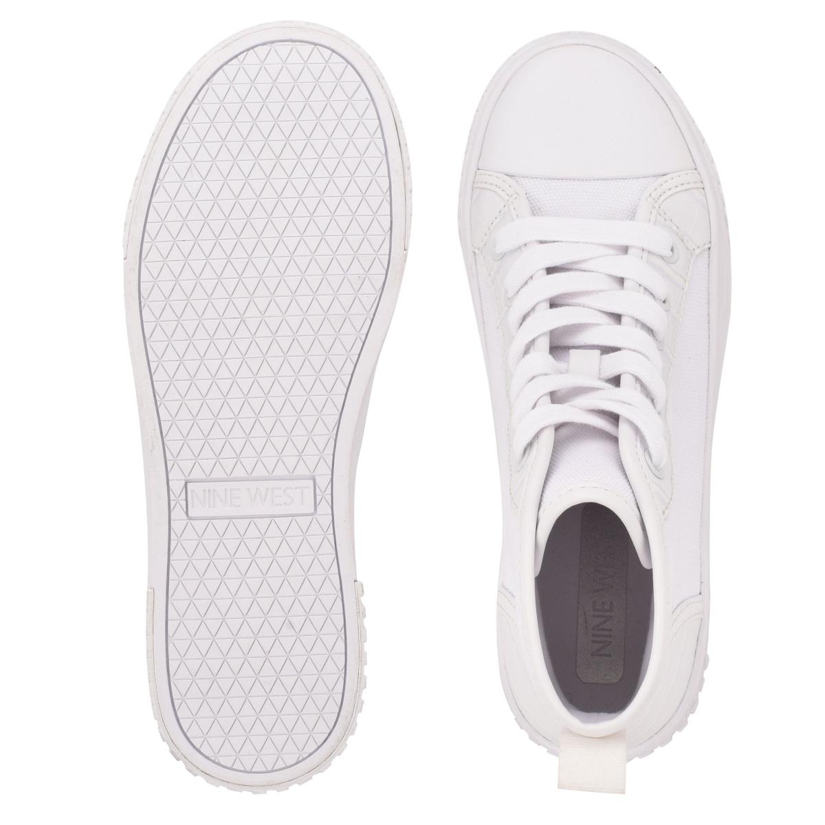 White Women's Nine West Dyiane High Top Sneakers | YIAL42680