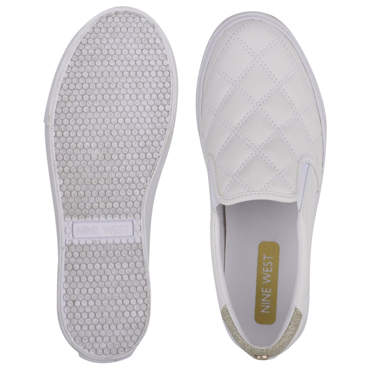 White Women's Nine West Lala Slip On Sneakers | PXLQ61920