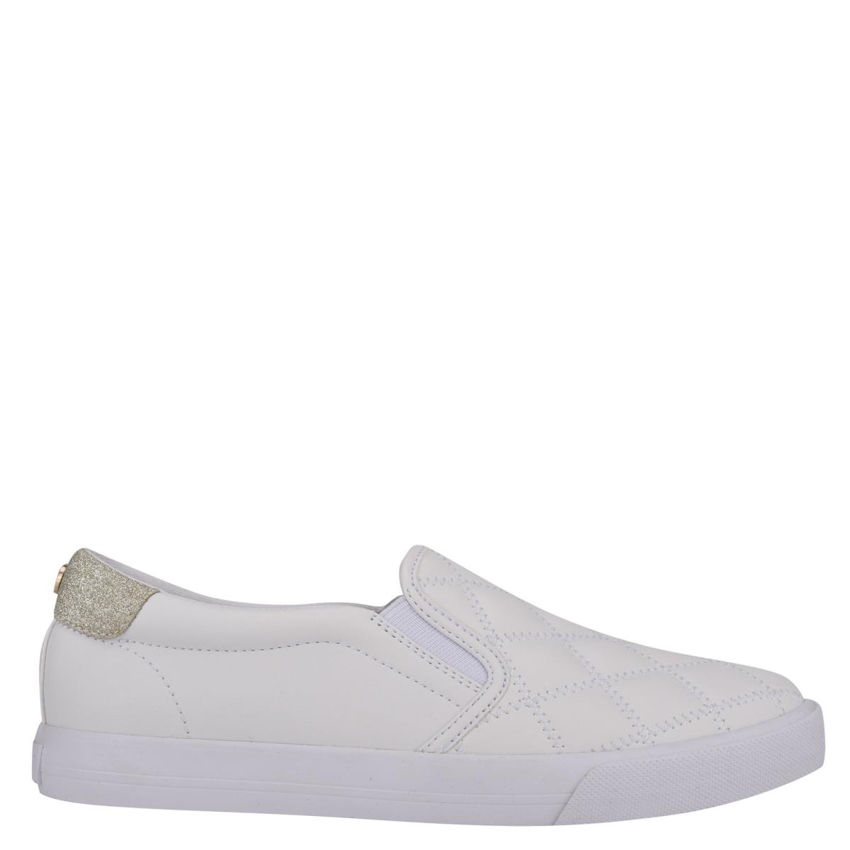 White Women\'s Nine West Lala Slip On Sneakers | PXLQ61920