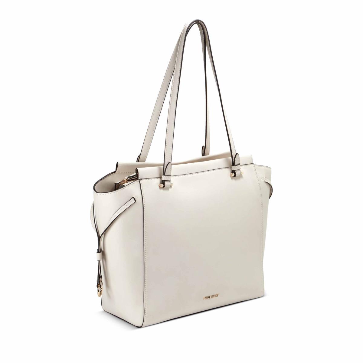 White Women's Nine West Monroe Tote Tote Bags | AOJN87342