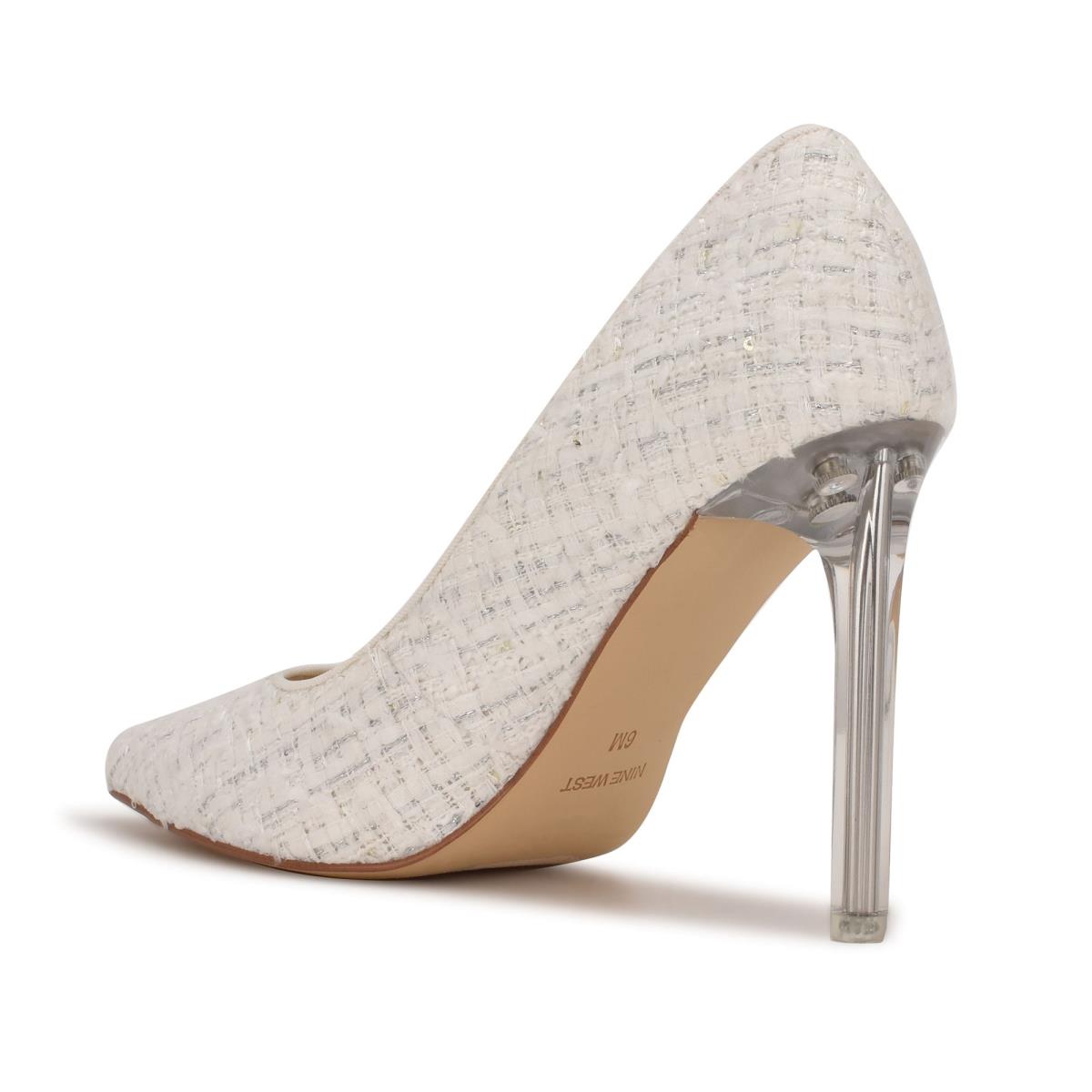 White Women's Nine West Tatiana Pointy Toe Pumps | RQBO53618