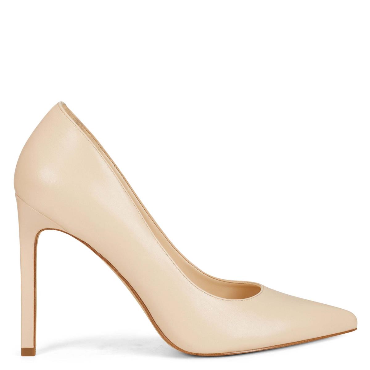 White Women\'s Nine West Tatiana Pointy Toe Pumps | UZXM02931